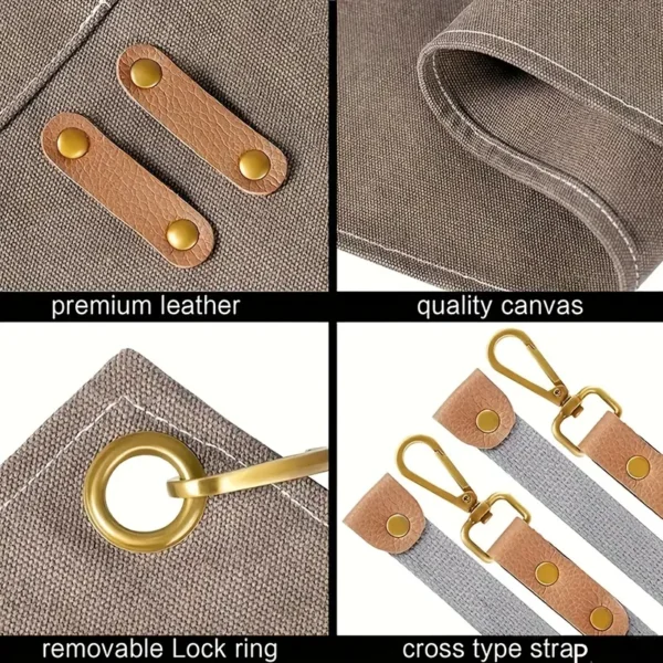 Delantal de Lona Impermeable Premium PMMJ - Imagen 4