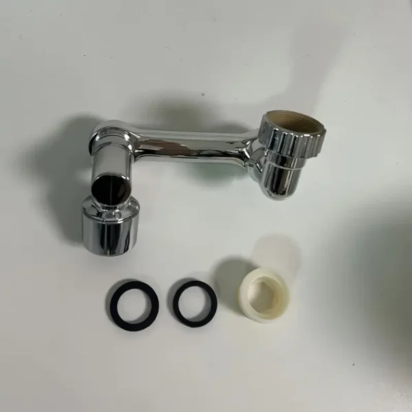 360° Rotación Grifo Extensor - 1080° Giratorio Multifunción Adaptador de Boquilla, ABS Duradero, Sin Electricidad o Batería Necesaria, Accesorio de Filtro de Agua para Lavabo de Baño - Imagen 3
